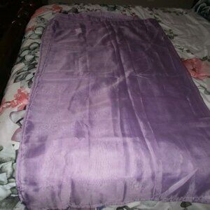 purple sheer curtains 84" long excellent condition (2 panels)